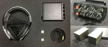Dispositif de écoute de mur stéréo portatif de stéthoscope avec deux sondes