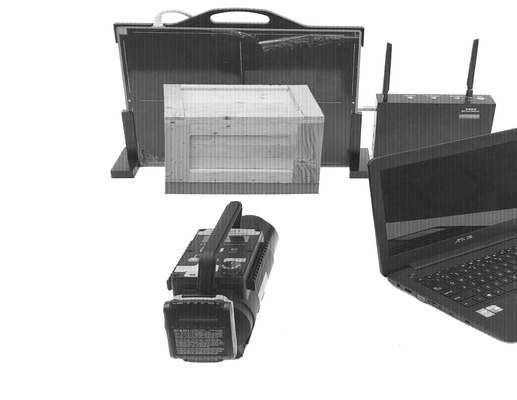 Aéroports/pénétration en acier portative des chemins de fer X Ray Screening System With 32mm