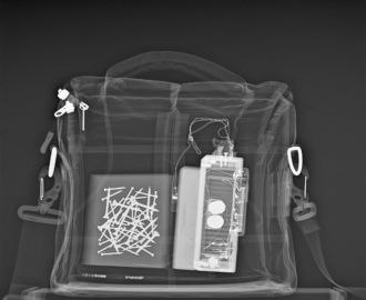 Système d'inspection portatif de rayon X de chemins de fer d'aéroports pour la compensation d'exploseur