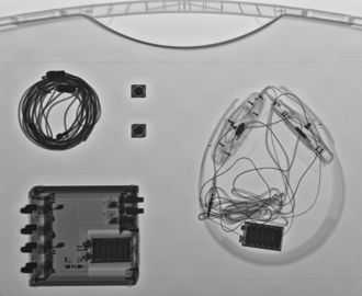 Aéroports X Ray Detection Equipment, X portatif ultra-mince Ray Baggage Scanner de chemins de fer