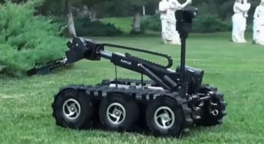 Robot de usinage de déminage de précision avec la couleur de noir de capacité du chargement 140kg