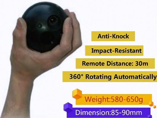 boule d'espion de 30m/matériel vidéo reconditionné de surveillance de boule