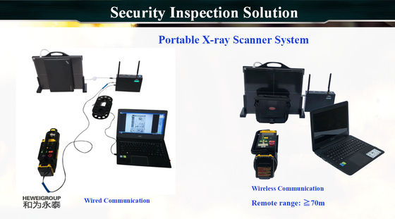 armes X portatif Ray Inspection System de la tension 150kv 10 millions de vie d'impulsion