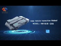 Sous le robot d'inspection des véhicules